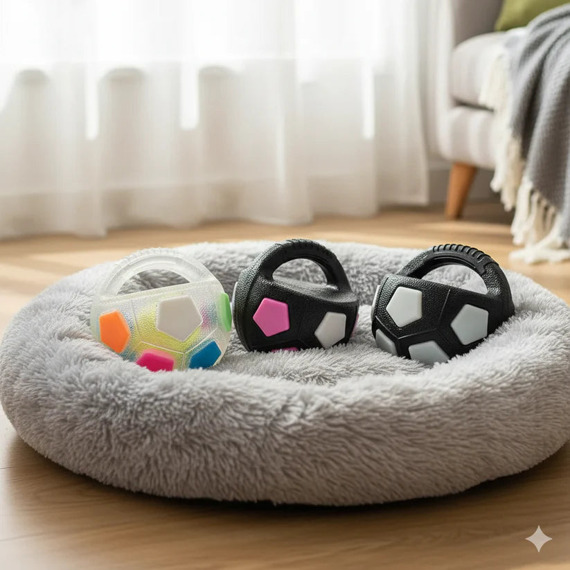 Robusta palla giocattolo per alleviare lo stress dei cani